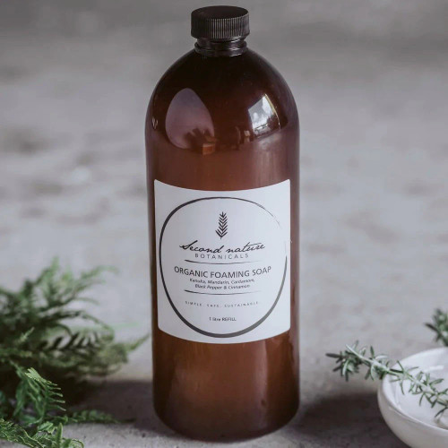 Organic Foaming Soap 1 Liter Refill Organic Foaming Soap 1 Liter Refill