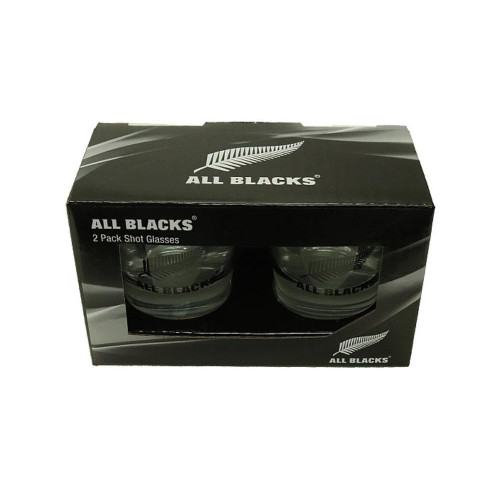 All Blacks Shot Glass Pack of 2 All Blacks Shot Glass Pack of 2