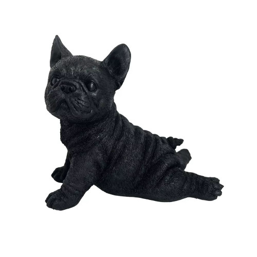 Playful Lying Decorative Frenchie by Linens and More