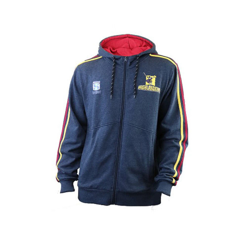 Highlanders Super Rugby Zip Front Hoody Navy Highlanders Super Rugby Zip Front Hoody Navy