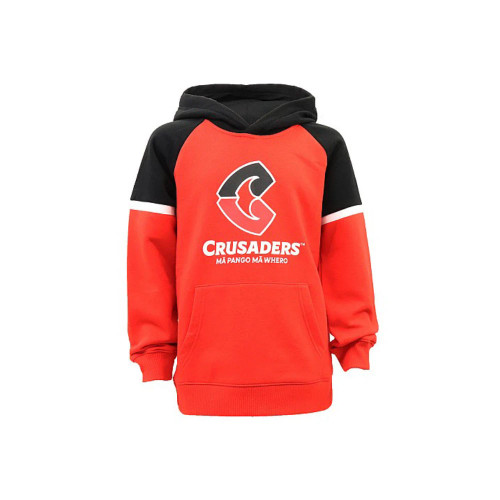Crusaders Super Rugby Kids Hoodie Red Black Crusaders Super Rugby Kids Hoodie Red Black
