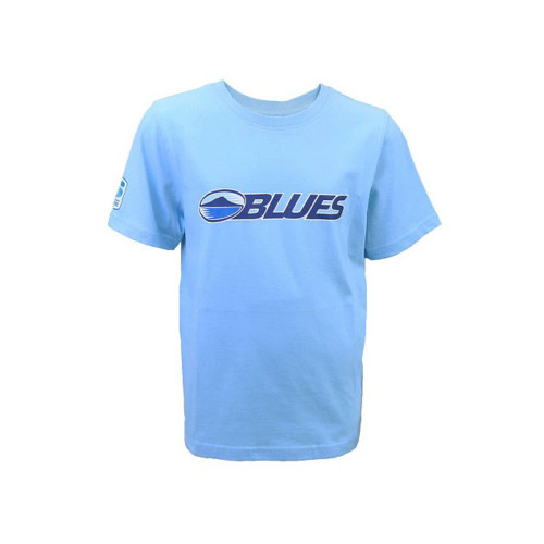 Blues Kids Super Rugby T-Shirt Sky Blue Blues Kids Super Rugby T-Shirt Sky Blue