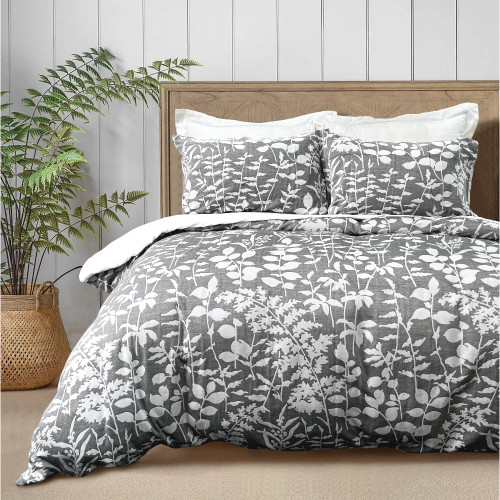 Waverley Charcoal Comforter Set Waverley Charcoal Comforter Set