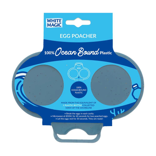 Ocean Microwave Egg Poacher by White Magic