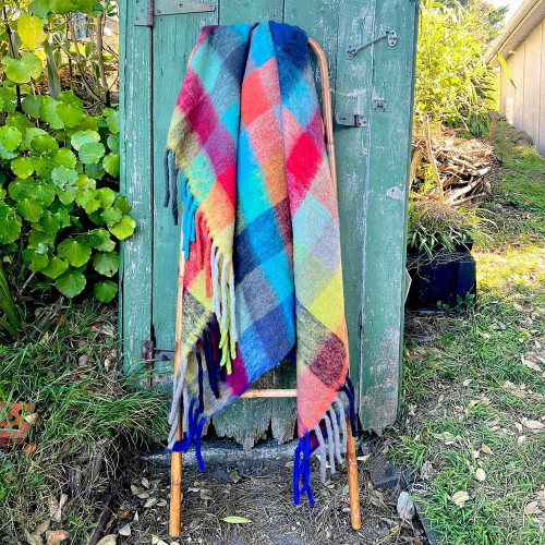 Bliss Wool Mohair Blend Bright Multi by Linens and More