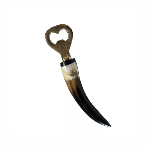 Heirloom Black Brown Horn Bottle Opener by Linens and More