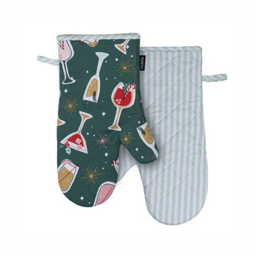 Lets Get Merry 2pk Oven Mitt by Ladelle