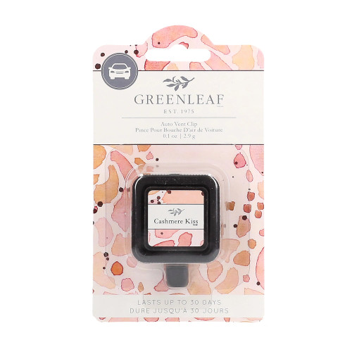 Cashmere Kiss Auto Vent Clip Car Diffuser by Greenleaf Cashmere Kiss Auto Vent Clip Car Diffuser by Greenleaf