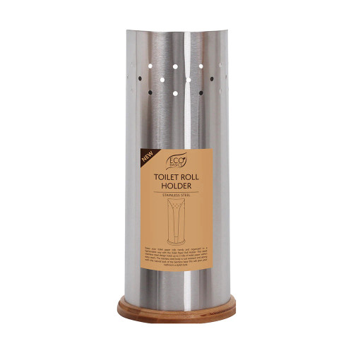 Eco Basics Toilet Roll Holder - Stainless Steel