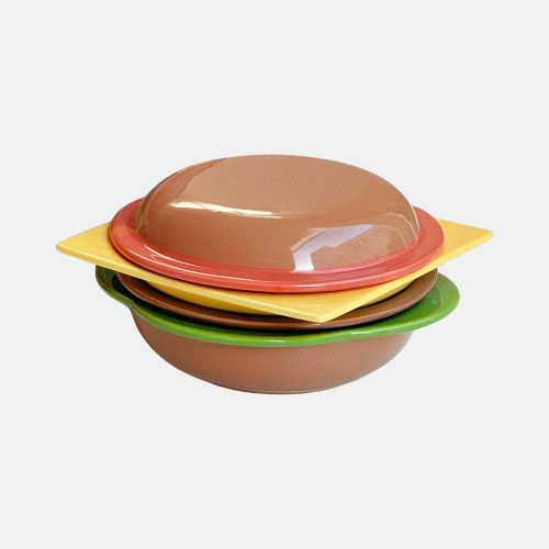 Burger Plates Set of 4 by Garcia