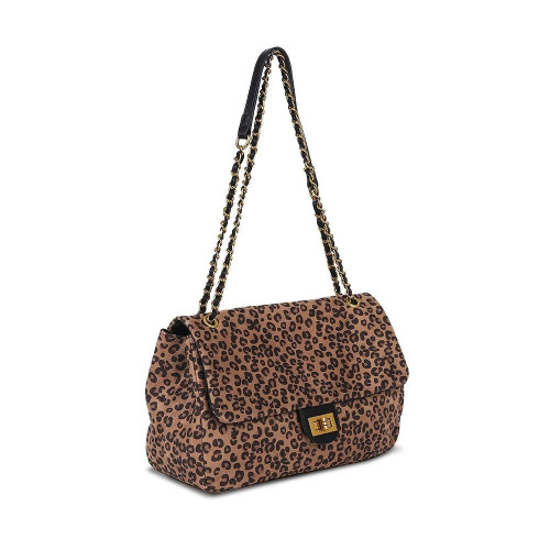 Aurora Leopard Print Shoulder Bag by Antigone