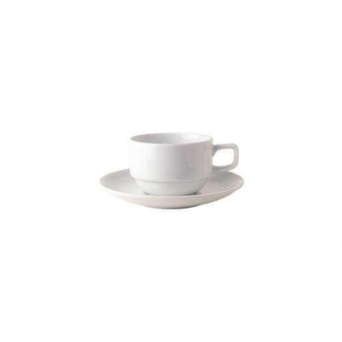 Chelsea White Cappuccino Cup 230ml (12 pk) by Royal Porcelain