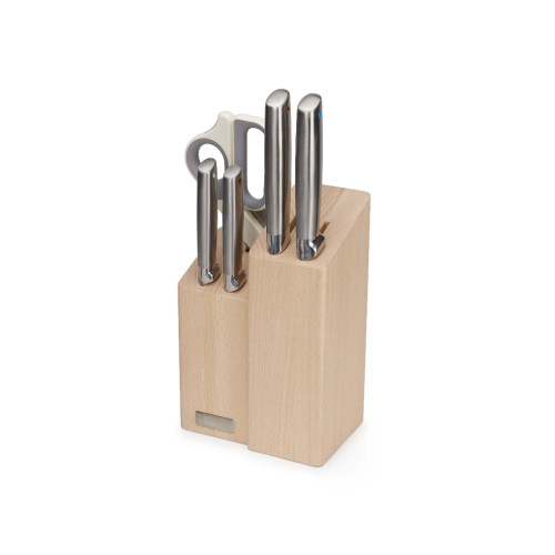 Elevate Fusion 5Pc Knife & Scissor Block by Joseph Joseph