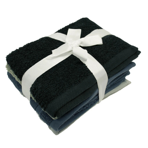 Hand Towels Assorted Plain - 4 Pack by Elements