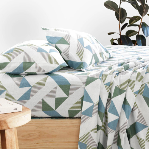 Onslow Flannelette Sheet Set by Bambury
