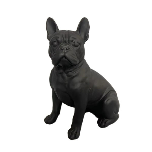 French Bulldog Matt Black by Linen & More - 19.2X10.8X24.6cm