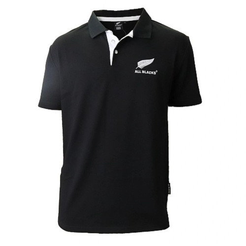 All Blacks Adult Heavy Polo - Black Collar