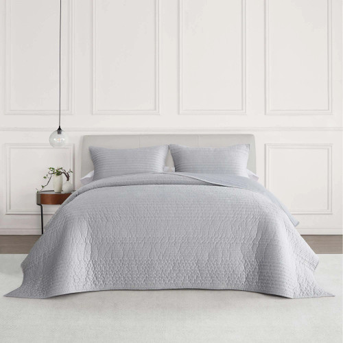 Ruched Velvet Coverlet Set by Zaab - Queen