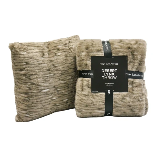 Desert Lynx Cushion by Top Drawer