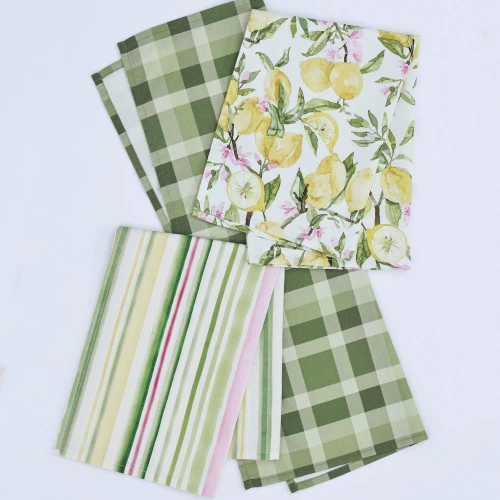 Limone Tea Towel By MM Linen (Set of 3)