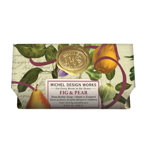 Fig & Pear Large Soap Bar by Michel Design Works