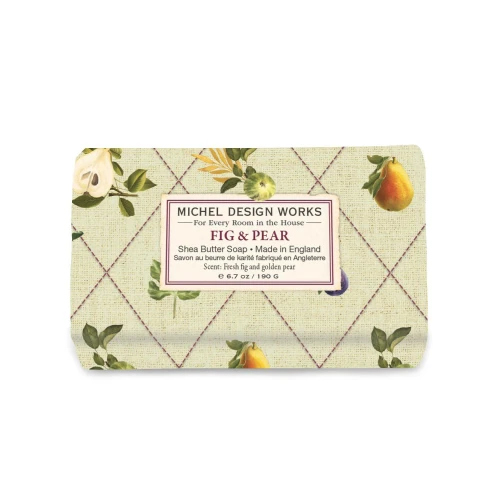 Fig & Pear Medium Soap Bar by Michel Design Works