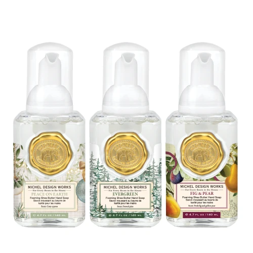 Seasons Greetings Mini Foaming Soap Set by Michel Design Works