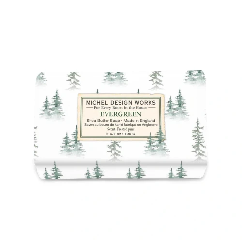 Evergreen Medium Soap Bar by Michel Design Works