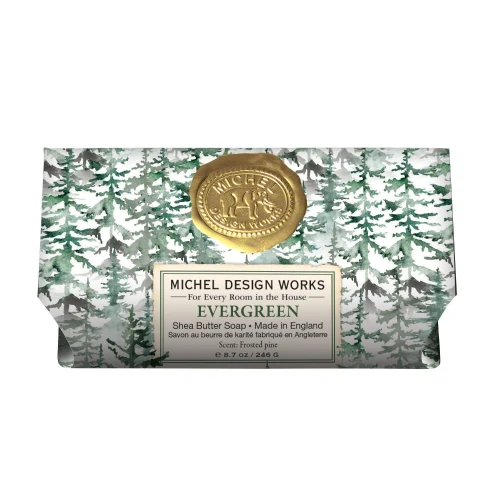 Evergreen Large Soap Bar by Michel Design Works