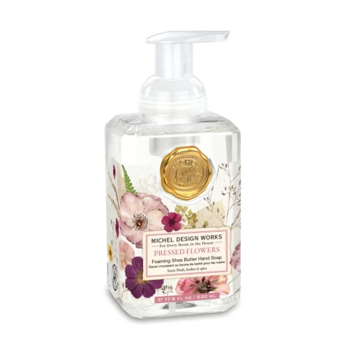 Pressed Flowers Foaming Hand Soap by Michel Design Works