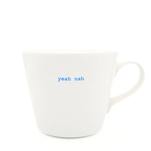 Bucket Mug - Yeah Nah By Keith Brymer Jones