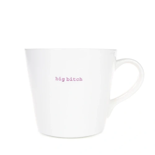 XL Bucket Mug - Big Bitch By Keith Brymer Jones