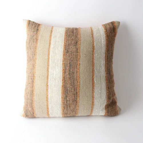 Handloom Cushion by Le Forge - Cafe - 50 x 50cm