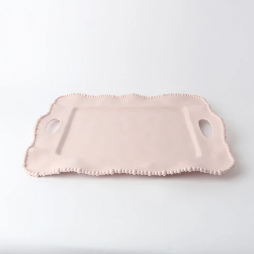 Melamine Pearl Handle Tray by Le Forge - 50cm