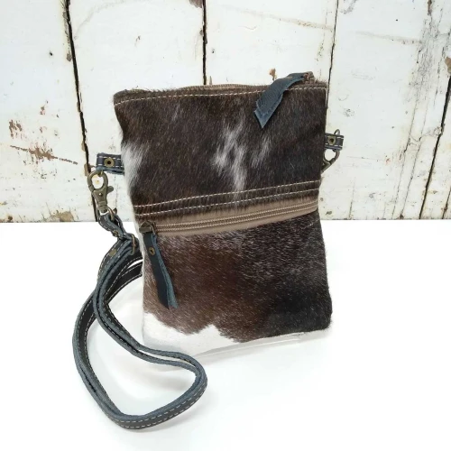 Scarlett Hide Crossbody Bag Black by Backyard