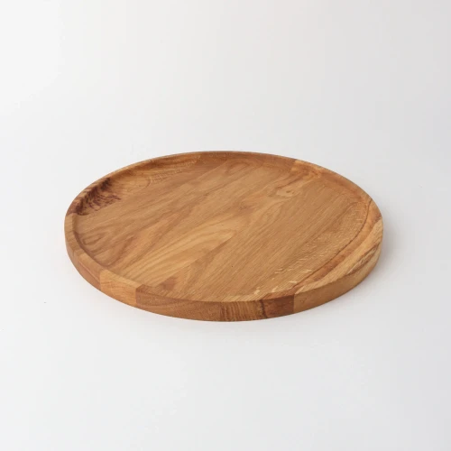 Oak Round Platter by Le Forge - 34cm