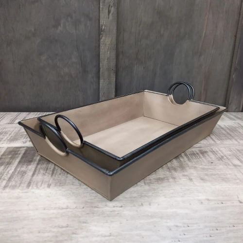 Set of 2 Rectangle Serving Tray by Vanillaware