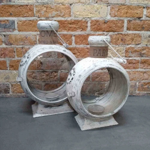 Iron Lantern by Backyard