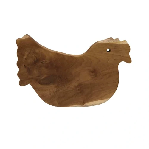 Teak Chicken Platter by Le Forge - 35x23cm