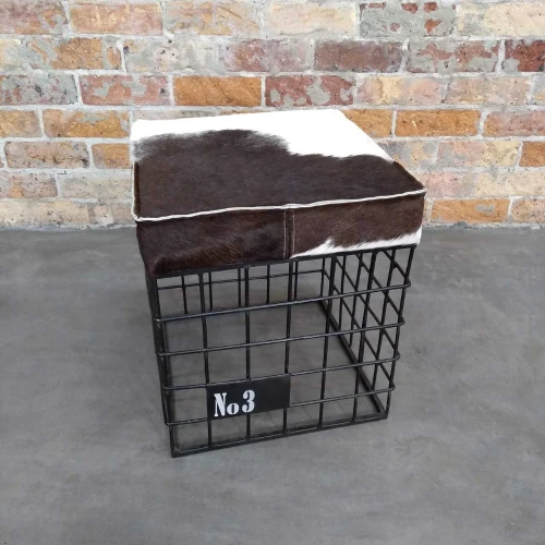 Virginia Wire Mesh/Hide Stool by Backyard