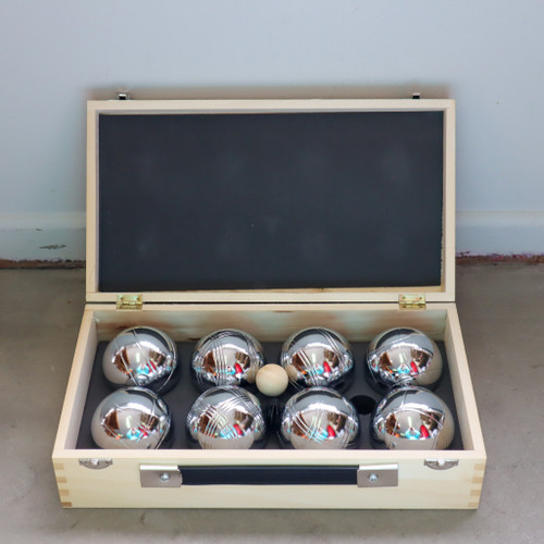 Petanque (Boules) In Your Court Set (Wooden Box) by easy days