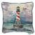 Lighthouse Sunset Cushion by Voyage Maison