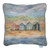 Beach Hut Sunset Cushion by Voyage Maison