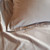 100% Cotton Silver Self-Stripe Oversized Californian King Duvet Cover Set by Silk Sensation
