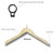 High Quality Wooden Hanger with Skirt Notch and Security Pin