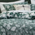 Forest Floral Reversible Flannel Duvet Cover Set by MM Linen