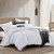 Braddon White Duvet Cover Set by Private Collection