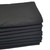 Commercial 100% Polyester Caress Black Table Cloth
