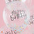 Happy Birthday Pastel Confetti Balloons