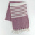 Violet Cotton Beach Towel by Backyard